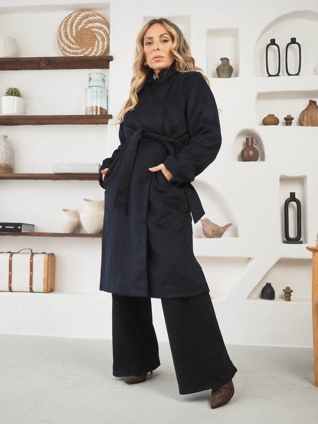 Manteau avec ceinture