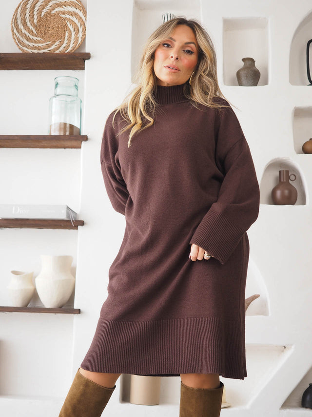 Vestido de Malha Midi