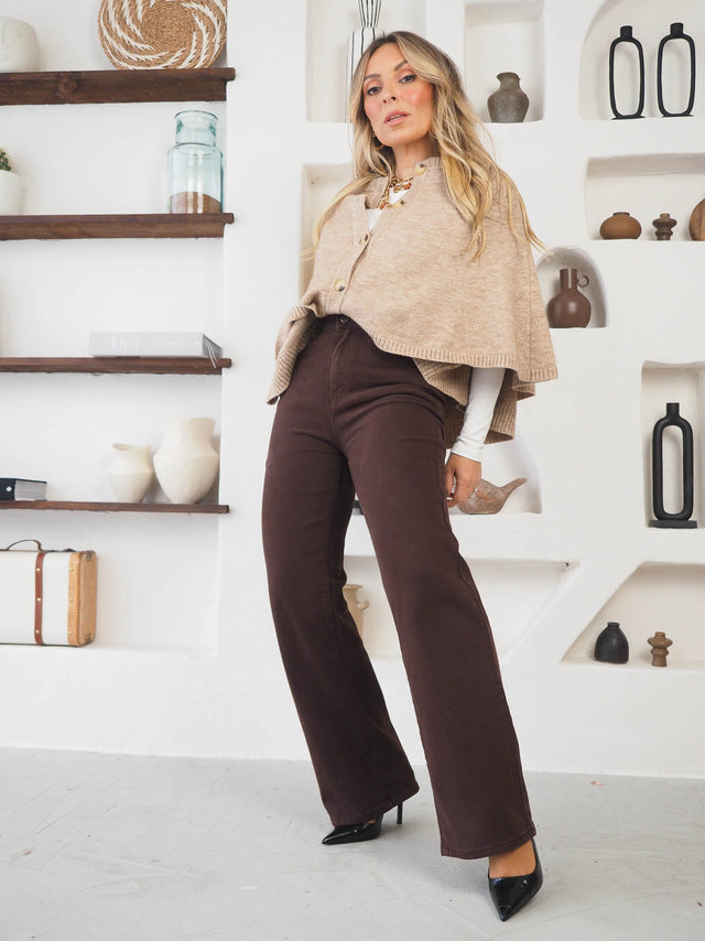 Wide Leg High Waist Jeans