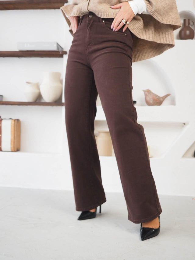 Wide Leg High Waist Jeans