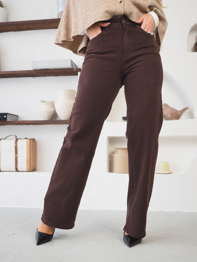 Wide Leg High Waist Jeans