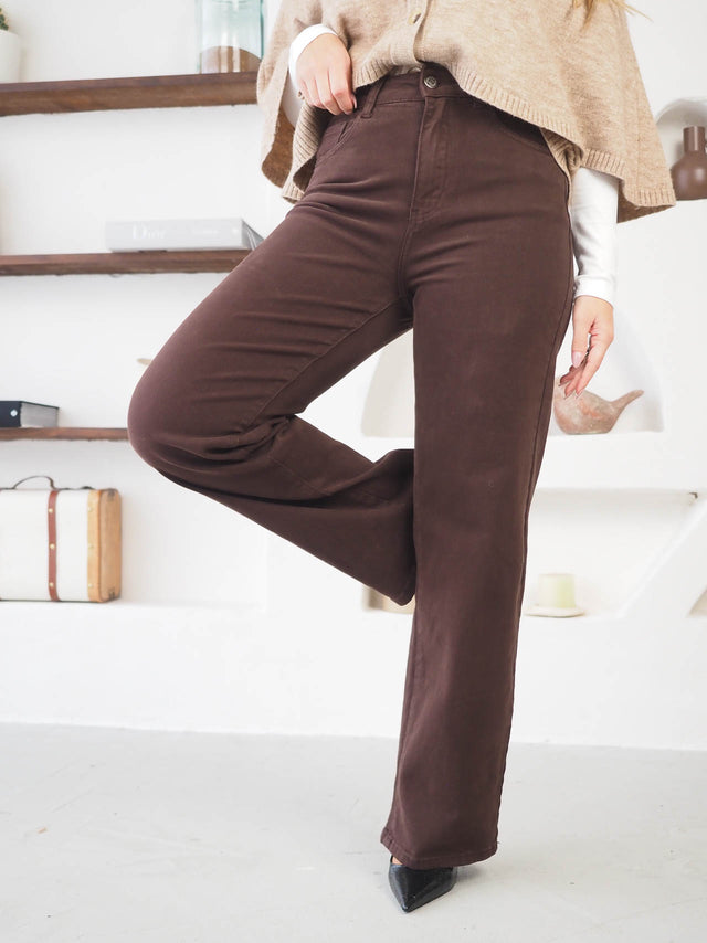 Wide Leg High Waist Jeans