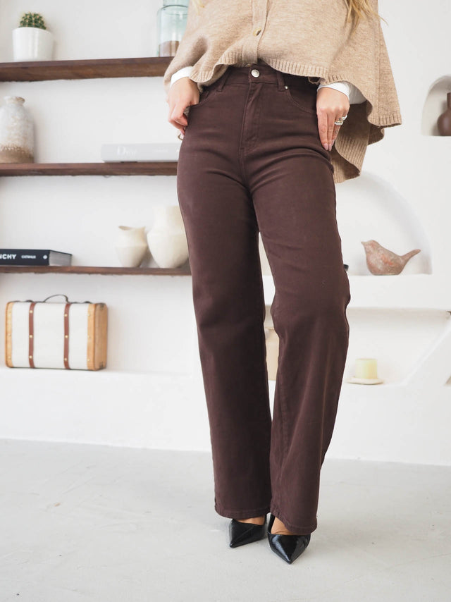 Wide Leg High Waist Jeans