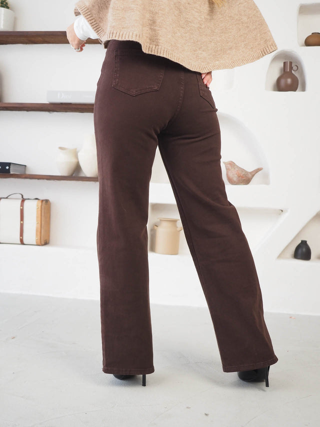 Wide Leg High Waist Jeans