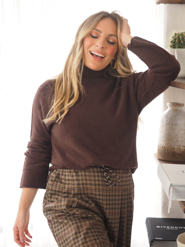 Camisola Malha Meia Gola