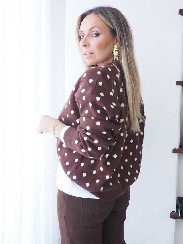 Camisola Malha Bolinhas