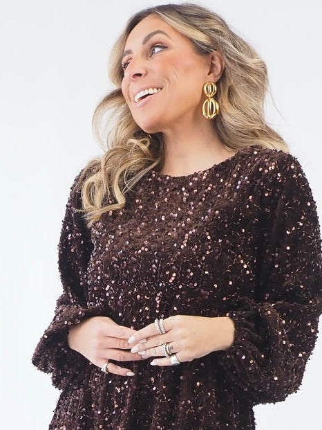 Retro Round Earrings