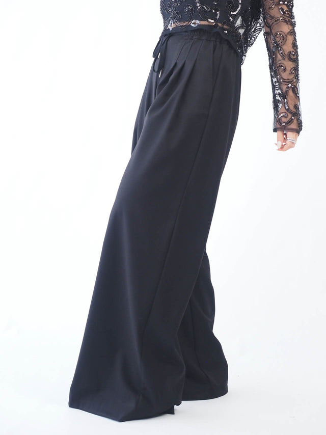 Pleated Wide Leg Pants