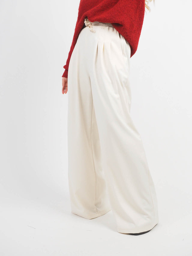 Pleated Wide Leg Pants