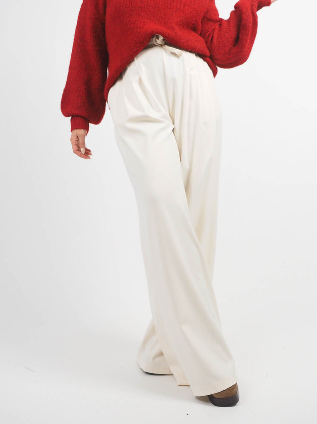 Pleated Wide Leg Pants