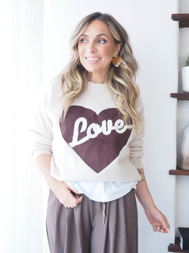 T-shirt en maille Love