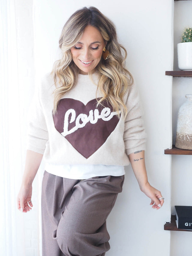 T-shirt en maille Love