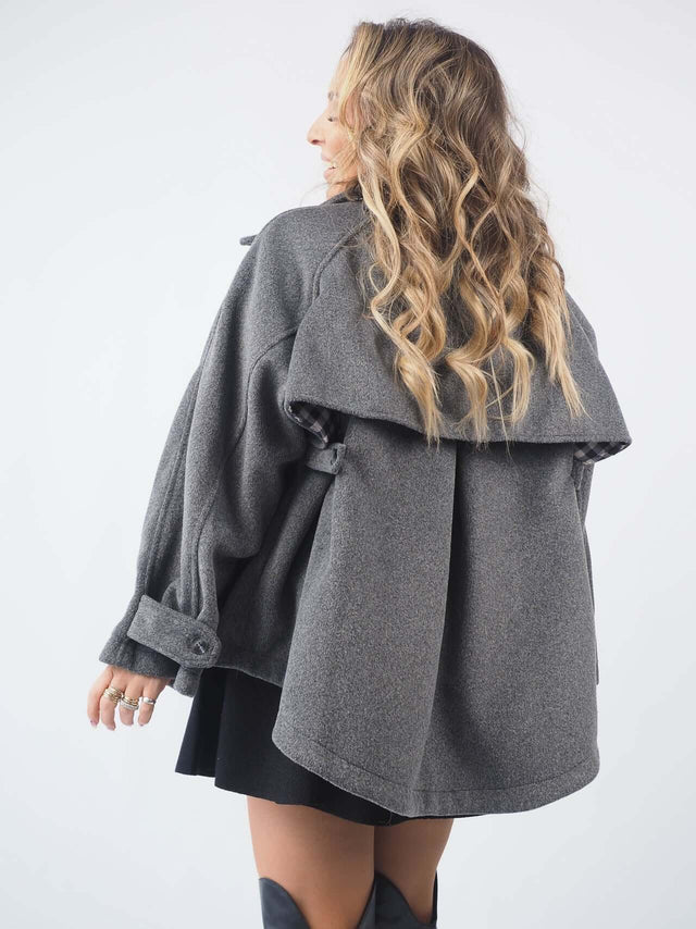 Manteau de ferme surdimensionné