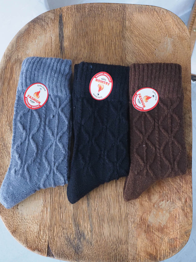 3 paires de chaussettes thermiques