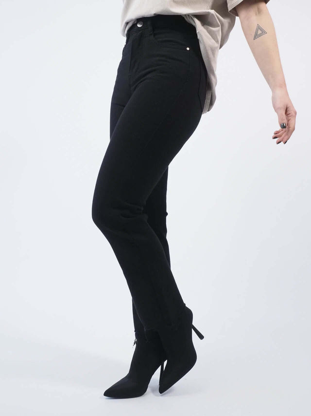 Calças de ganga straight leg.